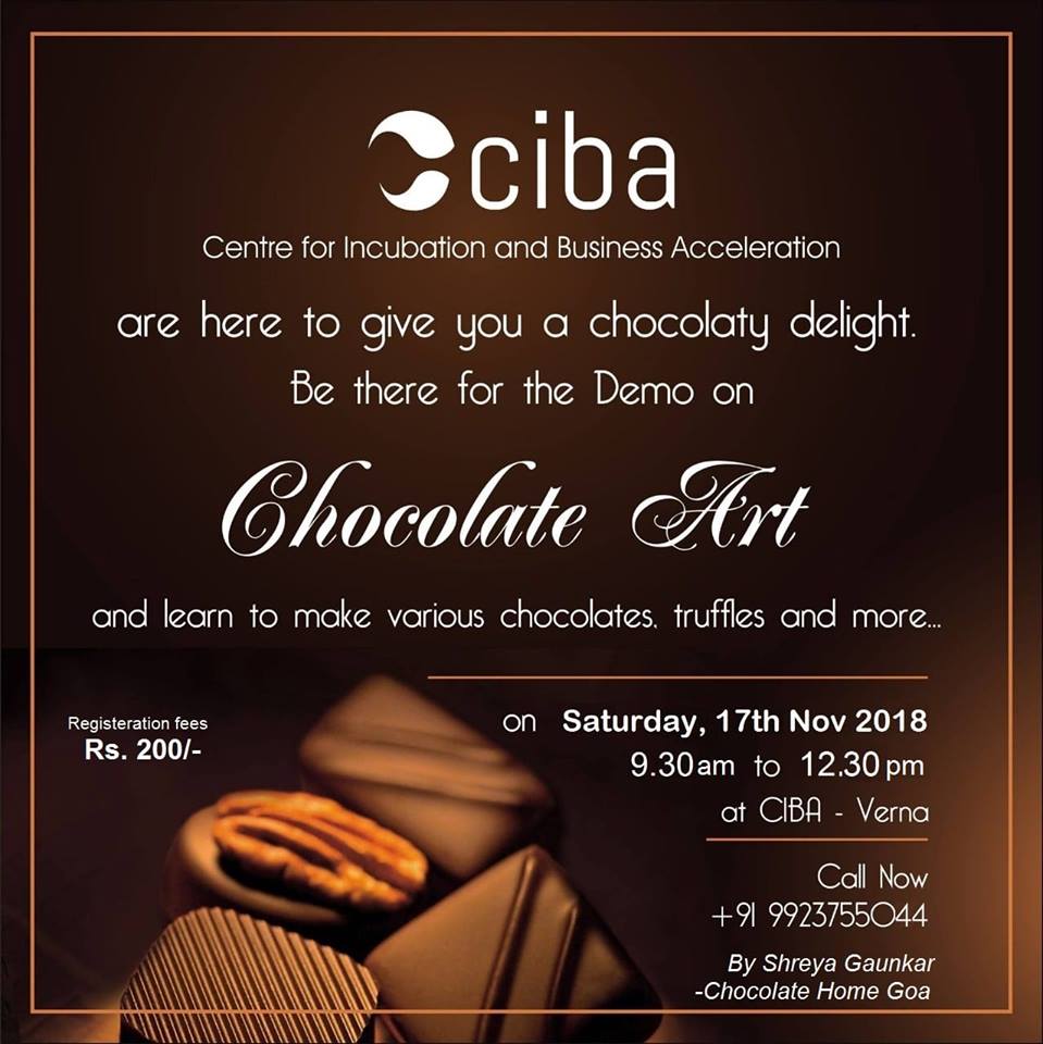 ciba-Chocolate Art workshop
